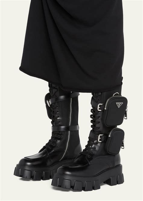 prada anfibi monolith|prada boots monolith.